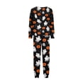 thumbnail image 4 of 2026 Matching Family Halloween Pajamas Set, Fall Sleepwear, Ghost & Pumpkin Printed Holiday Sleepwear, Soft Loungewear PJs Outfit, 4 of 4