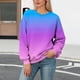 thumbnail image 1 of Xuyuer Women's Fashion Printed Long Sleeve Loose Blouse, Round Neck Hoodless Sweatshirt for Casual Spring Wear, Weekend Outings and Cozy Layering, 1 of 5