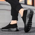 thumbnail image 3 of LASUDRAA Men's Sneakers Slip On Casual Shoes Breathable Walking Fit Mesh Running shoes, 3 of 5
