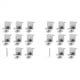 thumbnail image 1 of Soportes de Montaje para Paneles Solares, 16 Piezas de Abrazadera Extremo de Panel Solar de Aluminio de 30 A 45 mm de Ajustable, Soporte de Panel Solar para Techo de Metal, 1 of 5