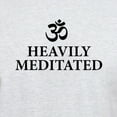 thumbnail image 3 of CafePress - Heavily Meditated Funny Yoga T Shirt - Light T-Shirt - CP, 3 of 4