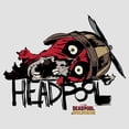 thumbnail image 2 of Women's Marvel: Deadpool & Wolverine Headpool Face  Racerback Tank Top, 2 of 4