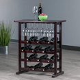 thumbnail image 4 of Winsome Wood Vinny Wine Rack, 24 Bottle with Glass Hanger, 4 of 9