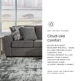 thumbnail image 6 of Signature Design by Ashley Gardiner Pewter Sofa Chaise, 6 of 20