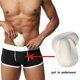 thumbnail image 2 of Calzoncillos tipo bóxer para hombre, bolsa realzadora, cojín 3D, ropa interior sexy con esponja., 2 of 4