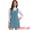 Blue, variant on DARING DIVA Women's Stylish Corduroy Overall Scoop Neck Sleeveless Dress XS Brown