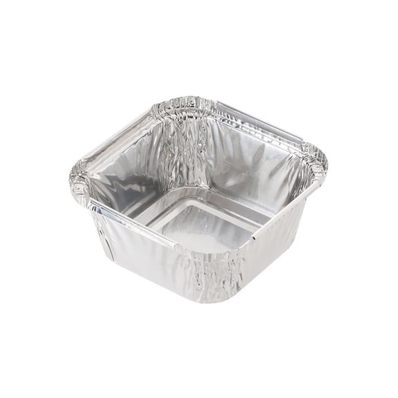 20 Pack Disposable Mini Foil Pans, Deep Tin Foil Bakeware, for Baking, Roasting, Chafing, Food Prepping, Steam Table Tray, Cookware, Cake & Oven Pan, Disposable Aluminum Pans for Baking Roasting