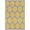 Yellow, Cream, Gray / Bells, variant on BoutiqueRugs Amberg Transitional Area Rug - Charcoal, Light Slate, Light Gray - 4' x 6'