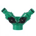 thumbnail image 3 of LHCER Easy To Control Hose Splitter, Two Way Pipe Divider, Farmland For Gardens Forest Trees Lawns, 3 of 8