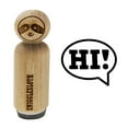 thumbnail image 1 of Hi in Text Callout Rubber Stamp for Scrapbooking Crafting Stamping - Mini 1/2 Inch, 1 of 7