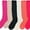 Light Colors, variant on ToBeInStyle Women's Pack of 6 Soft & Cozy Fuzzy Fleece Plush Knee High Socks - Light Colors - One Size