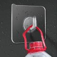 thumbnail image 2 of 5/10/20/30/40 Uds gancho autoadhesivo gancho de pared de puerta transparente estante de carga pesada para niños cocina baño toalla llavero gancho adhesivo, 2 of 5