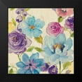 thumbnail image 2 of Robinson, Carol 20x20 Black Modern Framed Museum Art Print Titled - Flower Medley II, 2 of 5