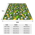 thumbnail image 3 of Rateoe golf Sport club Print Fuzzy Fleece Throw Blanket Extra Large,Super Soft,Fluffy and Warm Blankets for Couch,Bed,All Season Use-60"x50", 3 of 7