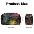 thumbnail image 5 of Spider Web Waterproof Oxford Cloth PC Case Travel Organizer Charge Cord Storage Box, 5.9x9.44x3.14 in, Black, 5 of 6