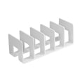 thumbnail image 2 of jifeng Acrylic Desk File Sorter Clutch Divider for Envelopes Letter Paper Documents White, 2 of 7