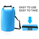 thumbnail image 4 of Bolsa impermeable de PVC bolsa de cubo bolsa impermeable playa rafting bolsa de natación mochila al aire libre-para kayak, playa, rafting, canotaje, senderismo, camping y pesca3L Jormftte CPB-DE-HJJ-148-5, 4 of 5