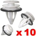 thumbnail image 4 of Newest Upgraded For Land Rover Freelander 2 Door Clips Card Trim Panel Interior White, 4 of 5