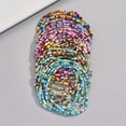 thumbnail image 4 of Fashionable Glass Bead Bracelet Set 30pcs Colorful Bracelets for Women Foot and Hand Chain Great for Travel and Vacation, 4 of 21