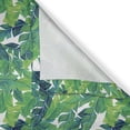 thumbnail image 5 of Ambesonne Banana Leaf Grommet Curtain, Brazilian Tropical Leaf, 50" x 84", White and Green, 5 of 6