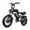2000W/Black, variant on AMYET S8 3000W Peak Dual Motor AWD Electric Bike for Adult, 20" Fat Tire Ebike 48V 25AH 34MPH E-Mountain Bicycle UL2849