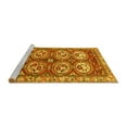 thumbnail image 2 of Ahgly Company Machine Washable Indoor Rectangle Persian Yellow Traditional Area Rugs, 2' x 4', 2 of 4