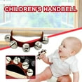 thumbnail image 2 of HLONK Bell Percussion Instrument Five Bell Leather Hand Bell Bracelet Bell, 2 of 7