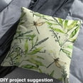 thumbnail image 2 of Manfei Brown Watercolor Dragonfly Sewing & Crafting Fabric (1 Yard), Botanical Leaves Home Decor Fabric by the Yard, Wild Animal DIY Fabric, 2 of 6