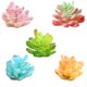 thumbnail image 1 of Mini suculentas de simulación, suministros DIY, accesorios de pared, decoraciones de flores de plástico, plantas verdes artificiales, 5 uds., 1 of 6