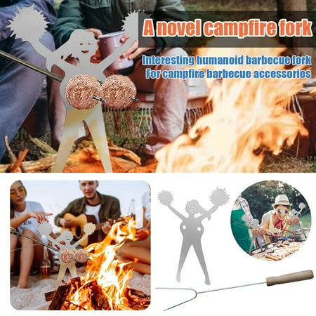 

Steel Hot Dog Marshmallow Roasters Stainless Steel Camp Fire Roasting Stick