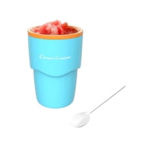 Classic Cuisine 82-KIT1076 Slushy Maker-Single Serving Frozen Treat Cup for Easy to Make Homemade Slushes - Blue