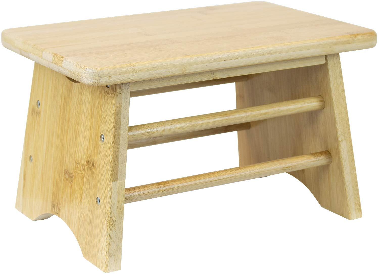 Sorbus Bamboo Step Stool - Great Foot Rest & Potty Training Stool For Kids Toddlers, Adults, Kitchen, Bathroom, Etc
