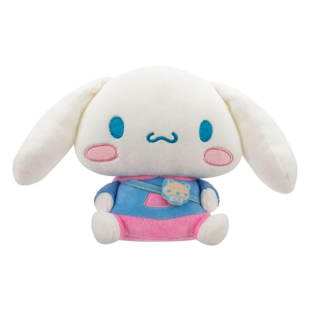 Peluche Hello Kitty Cinnamoroll Series 1 con sudadera con capucha a la moda, 20 cm