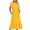 Yellow, variant on LYEAA Short Sleeve Womens Dresses with Pockets Casual Plus Size Elegant Loose Tiered Long A Line Dresses Crewneck Solid Fashion Flowy Summer Beach Vacation Comfortable Dresses Purple S