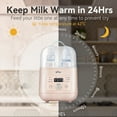 Bear 8in1 Baby Bottle Warmer for Breastmilk or Formula with Timer LCD