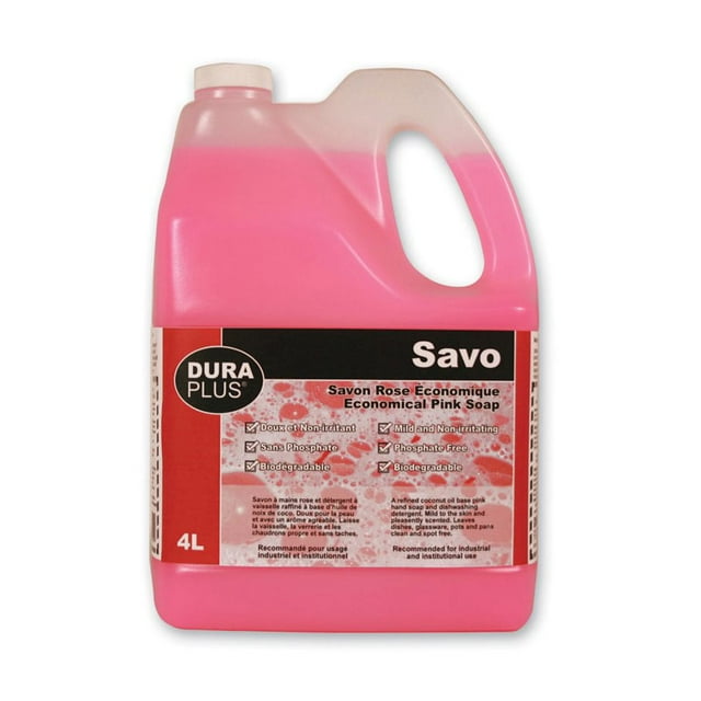 Dura Plus 57760175 Savo Economical Pink Soap 3.78L - 1 Each
