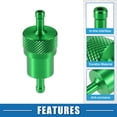 thumbnail image 3 of Filtros de combustible en línea universales para gasolina para motores pequeños, bicicleta, UTV, motocicleta verde de Bargains Únicos, 3 of 7