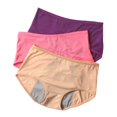 thumbnail image 3 of Bragas menstruales a prueba de fugas/pantaletas de Cintura Alta sin costuras para menstruación G-6Gpangjing, 3 of 4