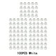 thumbnail image 4 of 100 Uds. Clips para cable CUTICAT organizador de cables autoadhesivo blanco, 4 of 6