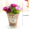 thumbnail image 3 of Virtual Warehouse  Rose Plastic Bow Plastic Fake Flower Japanese Simulated Flower Small Bonsai Purple 42180422C ANGGREK Otros, 3 of 3