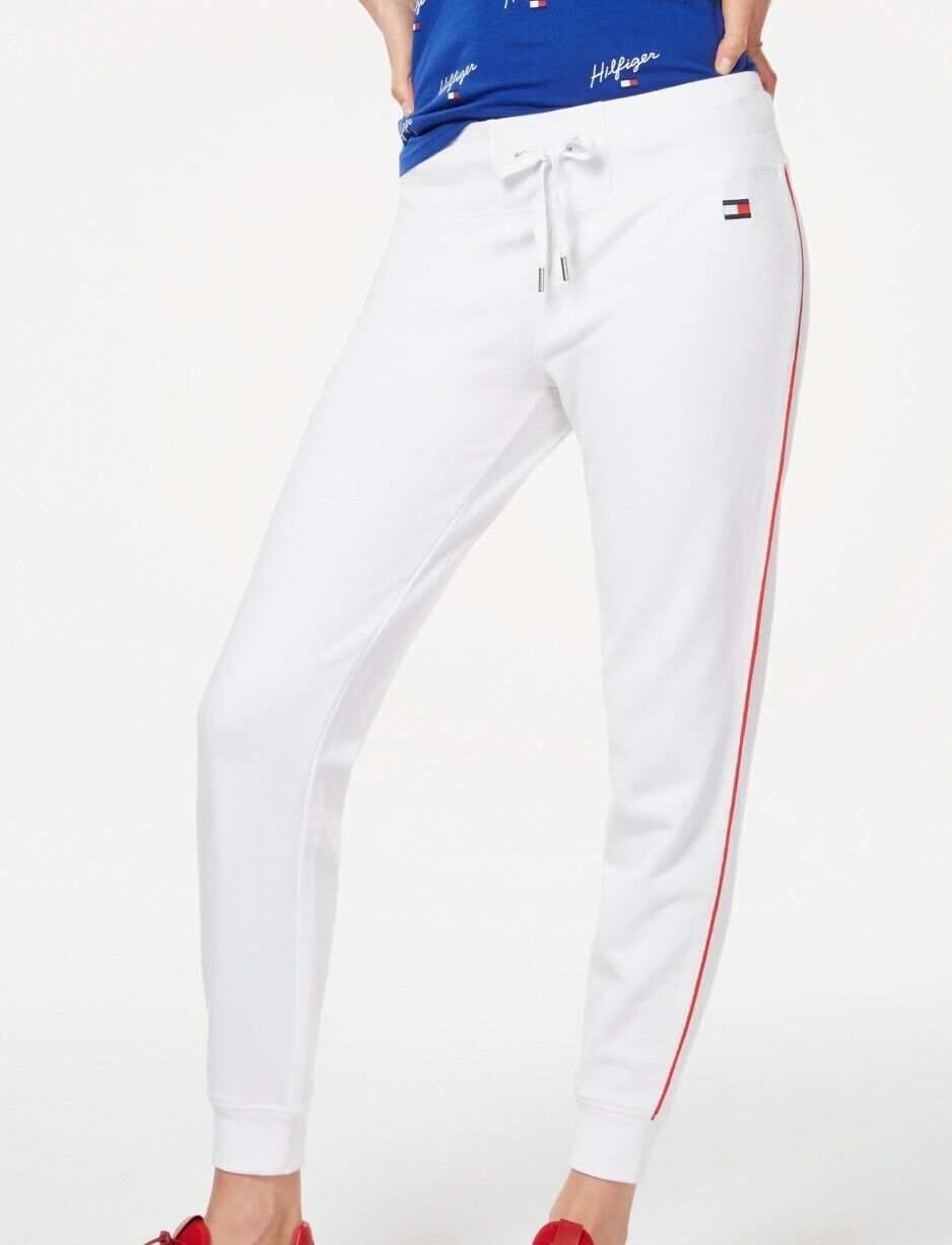tommy hilfiger white sweatpants