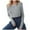 Grey, variant on YOUSNH Women's Cropped Cardigan Long Sleeve Button Down Lightweight Ribbed Knit Sweater Tops Womens Sweater Vest Blue One Size