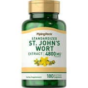 St. John's Wort 4800 mg | 180 Capsules | by Piping Rock