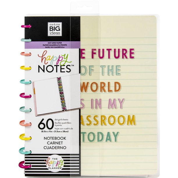 Happy Planner Big Notebook W/60 SheetsFuture Of The World Educational