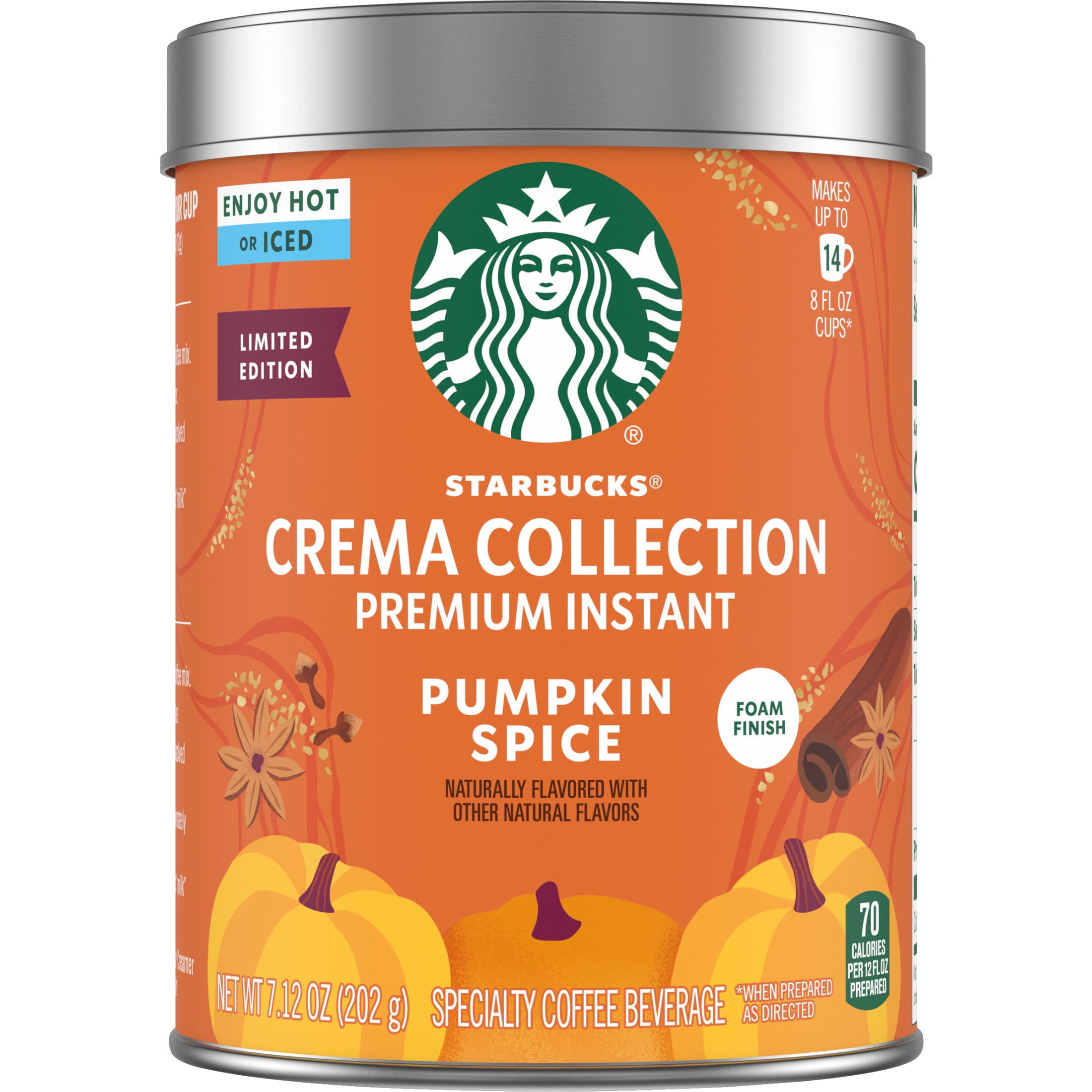 スターバックス STARBUCKS Starbucks Pumpkin Spice Flavored Instant Coffee, Crema Collection