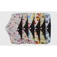 thumbnail image 6 of Cheers.US Bamboo Charcoal Cloth Menstrual Pads/Reusable Sanitary Pads/Mama Panty Liners, 6 of 7