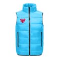 thumbnail image 6 of SELONE Heated Vests for Men Women 1 Control 4 Heating Zones Fleece Jacket Sleeveless Soild Casual Coat Plus Size, 6 of 7