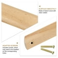 thumbnail image 3 of Uxcell 12 Pack Beech Wood 3.78" Hole Spacing Cabinets Drawer Pulls Handles with Screws, 3 of 6