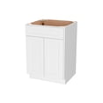 thumbnail image 6 of Furinno Shaker Bath Vanity Cabinet without Top , Ready to Assemble, 21 D x 24 W x 34.5 H, White, 6 of 6