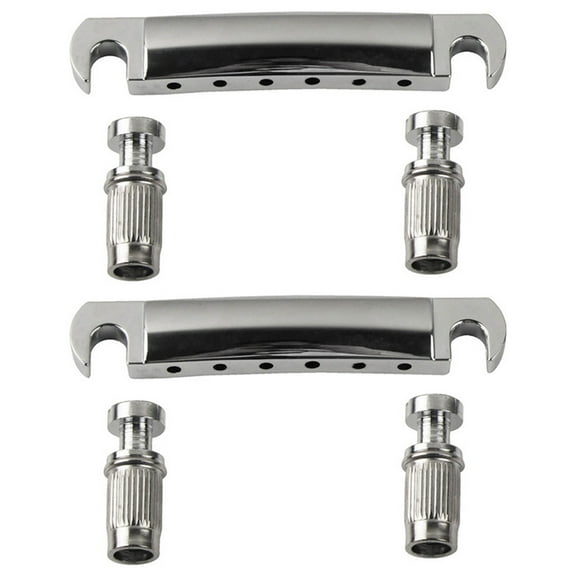 Guiatr Tailpiece Bridge Electric Guitar 2 Sets Guitars Accessory Accesories Zinc Alloy